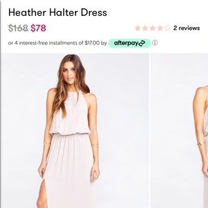 Show me your mumu Heather Halter Dress - Show me the ring Crisp